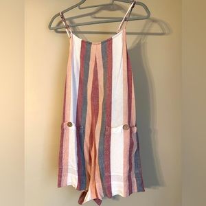 Striped romper